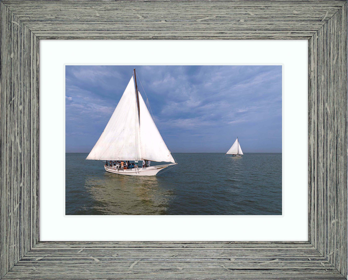 2023 Deal Island Skipjack Races - Somerset v Nathan of Dorchester -- Digital Print