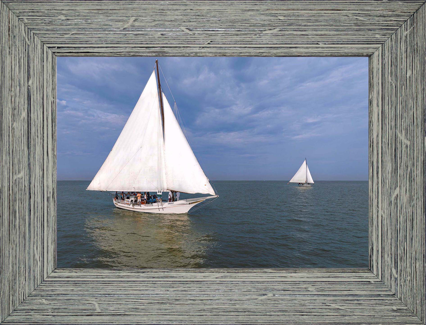 2023 Deal Island Skipjack Races - Somerset v Nathan of Dorchester -- Digital Print