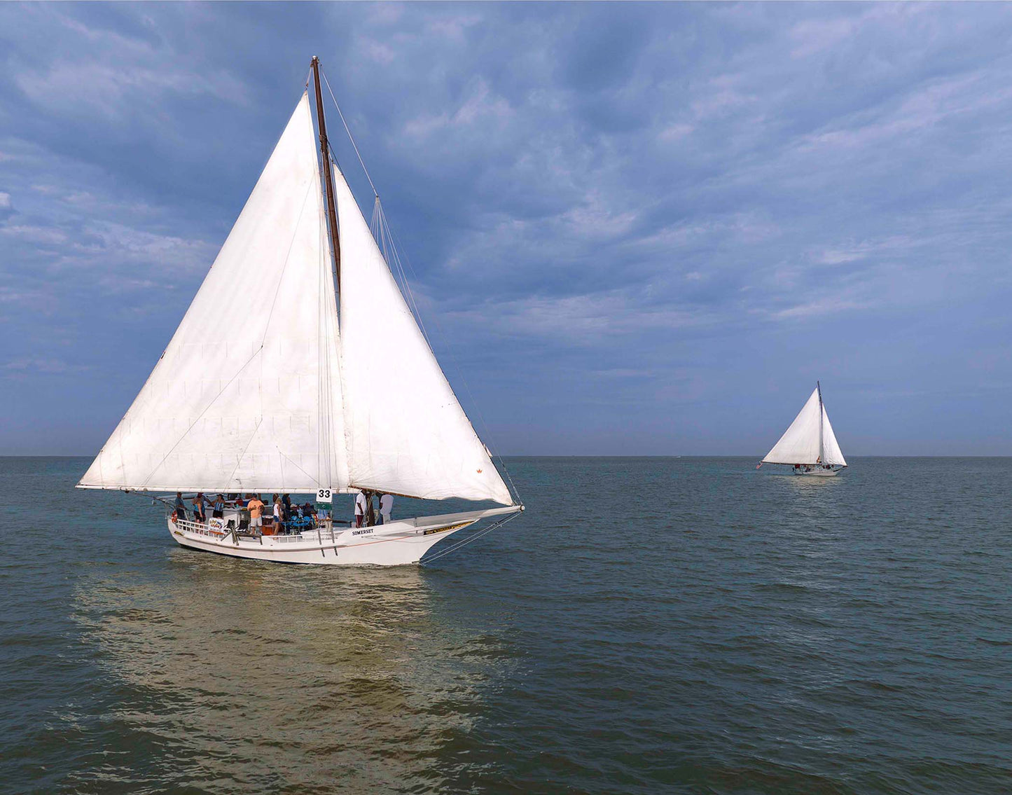 2023 Deal Island Skipjack Races - Somerset v Nathan of Dorchester -- Digital Print