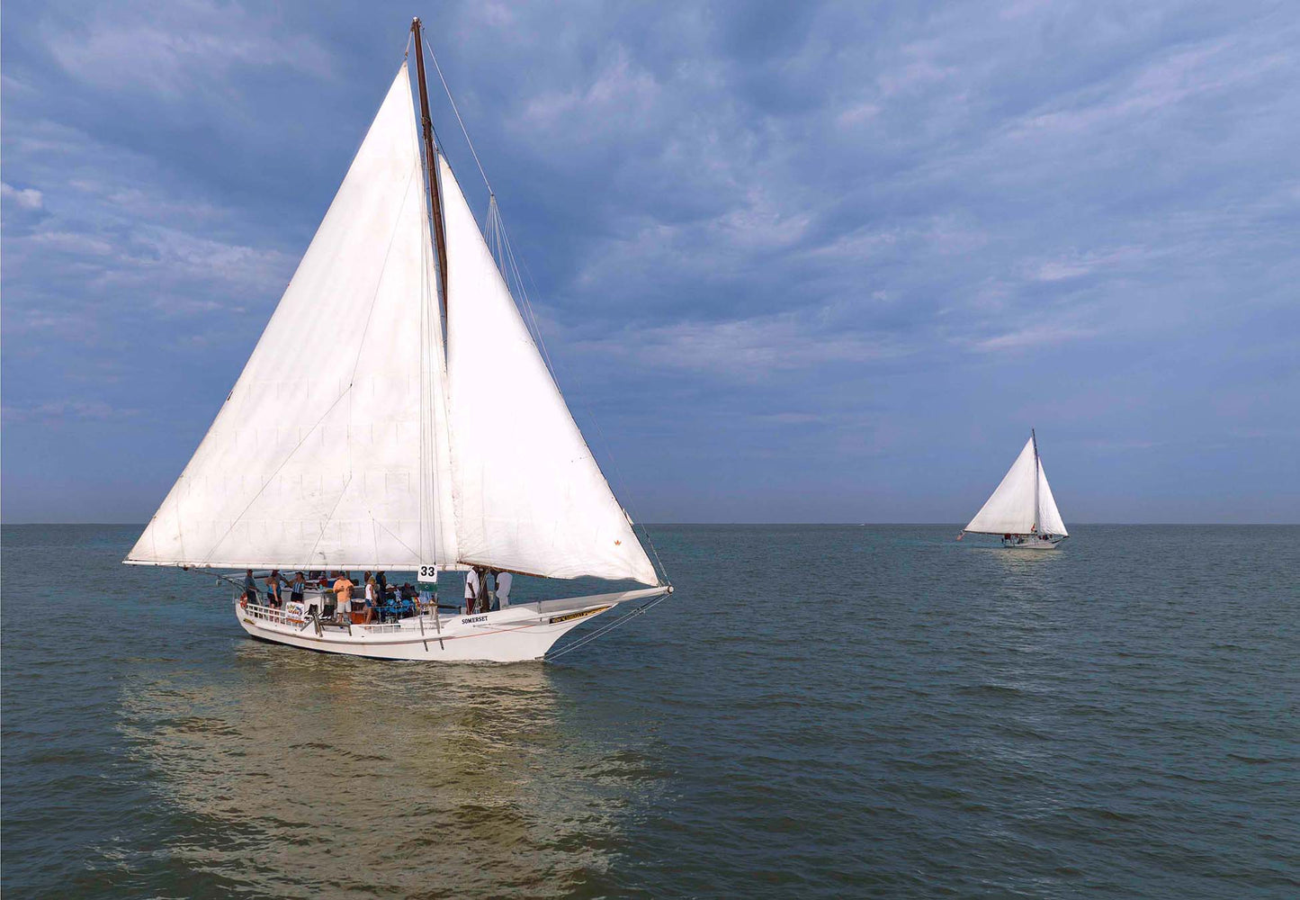 2023 Deal Island Skipjack Races - Somerset v Nathan of Dorchester -- Digital Print