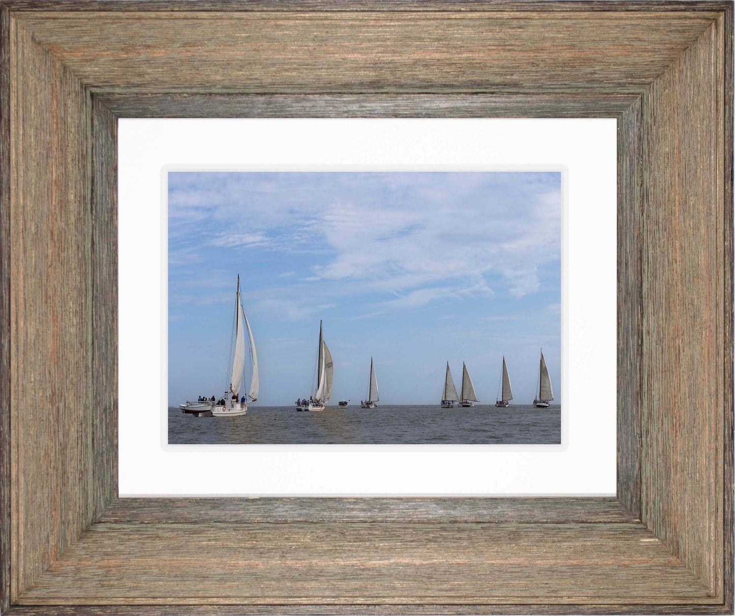 2023 Deal Island Skipjack Races - Spreading the Field (Color) -- Digital Print