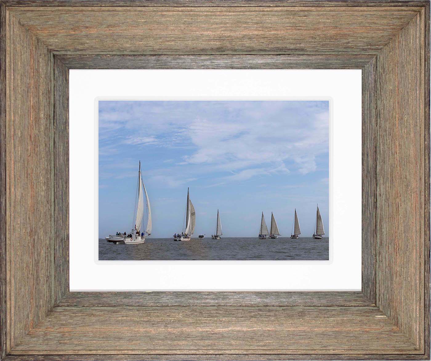 2023 Deal Island Skipjack Races - Spreading the Field (Color) -- Digital Print