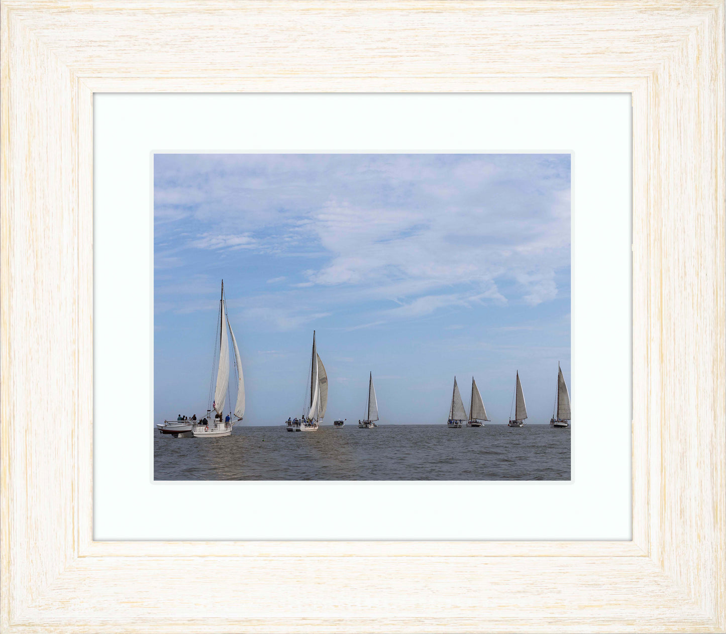 2023 Deal Island Skipjack Races - Spreading the Field (Color) -- Digital Print