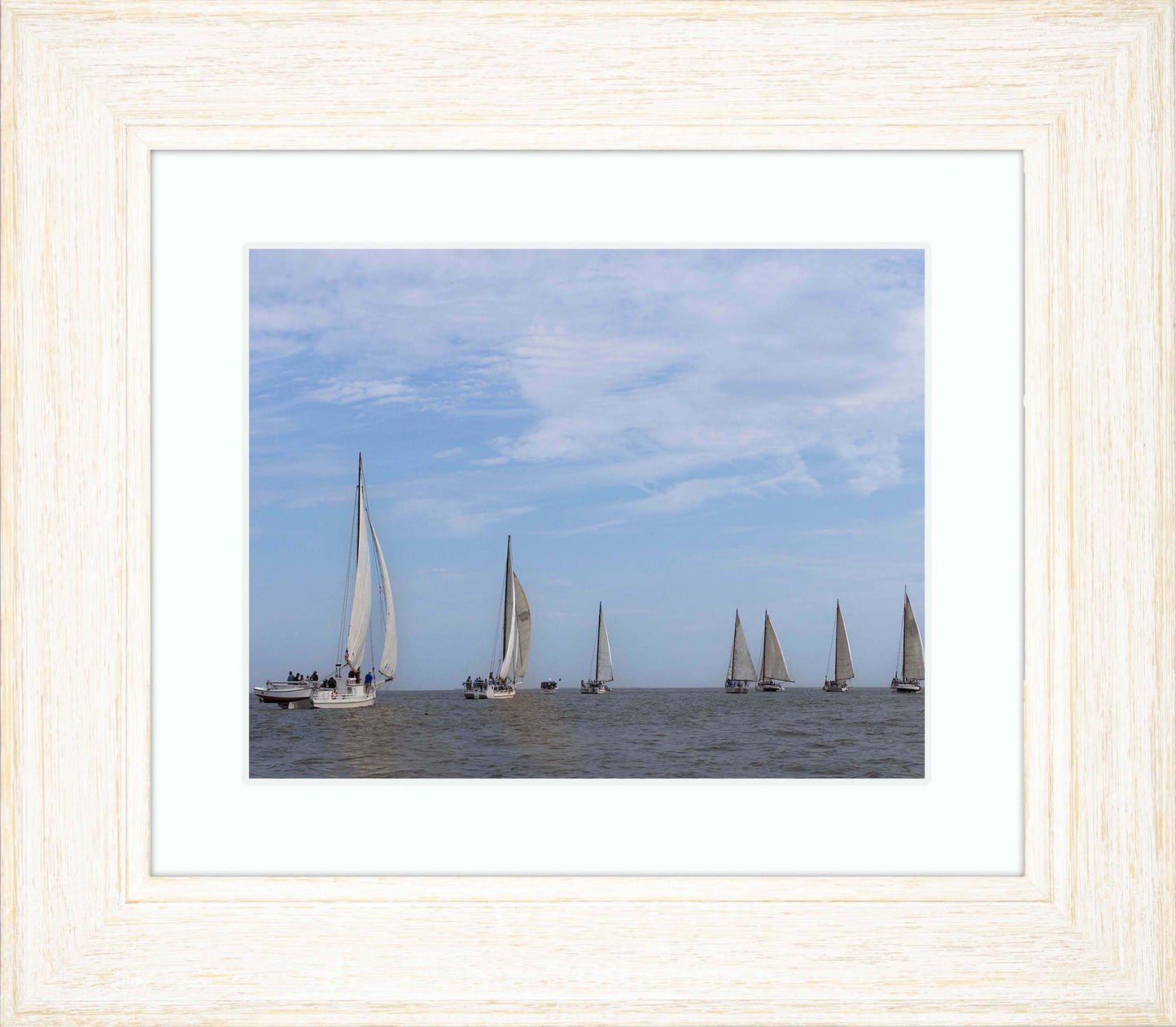 2023 Deal Island Skipjack Races - Spreading the Field (Color) -- Digital Print