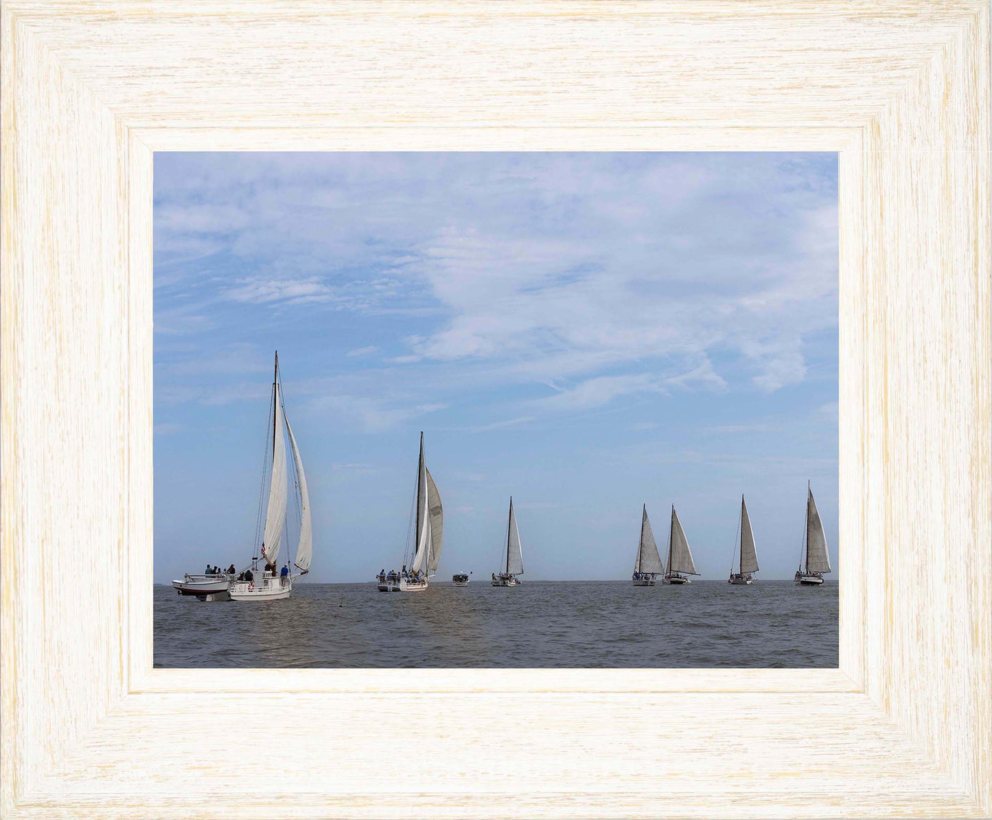 2023 Deal Island Skipjack Races - Spreading the Field (Color) -- Digital Print
