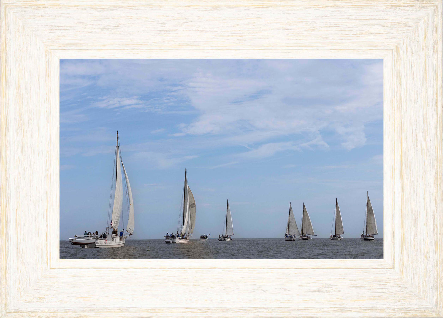 2023 Deal Island Skipjack Races - Spreading the Field (Color) -- Digital Print