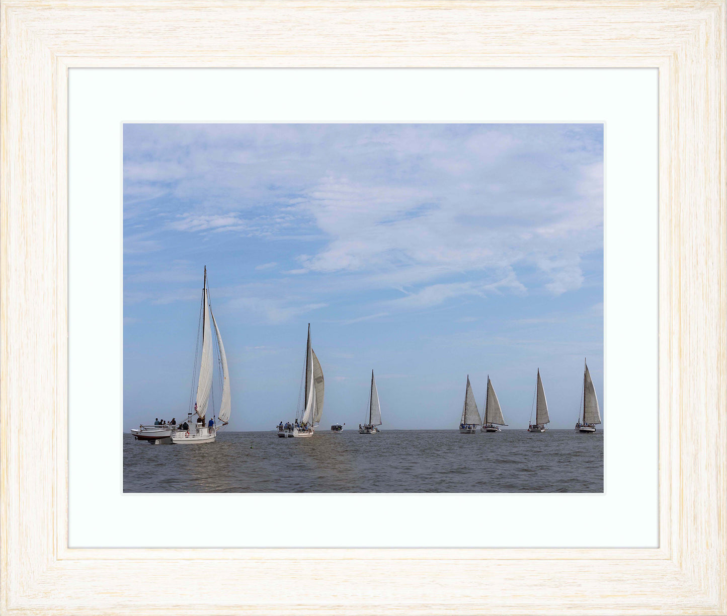 2023 Deal Island Skipjack Races - Spreading the Field (Color) -- Digital Print