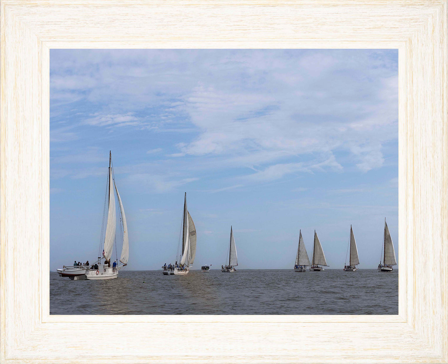 2023 Deal Island Skipjack Races - Spreading the Field (Color) -- Digital Print