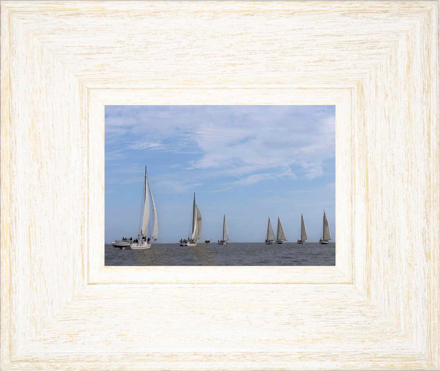 2023 Deal Island Skipjack Races - Spreading the Field (Color) -- Digital Print