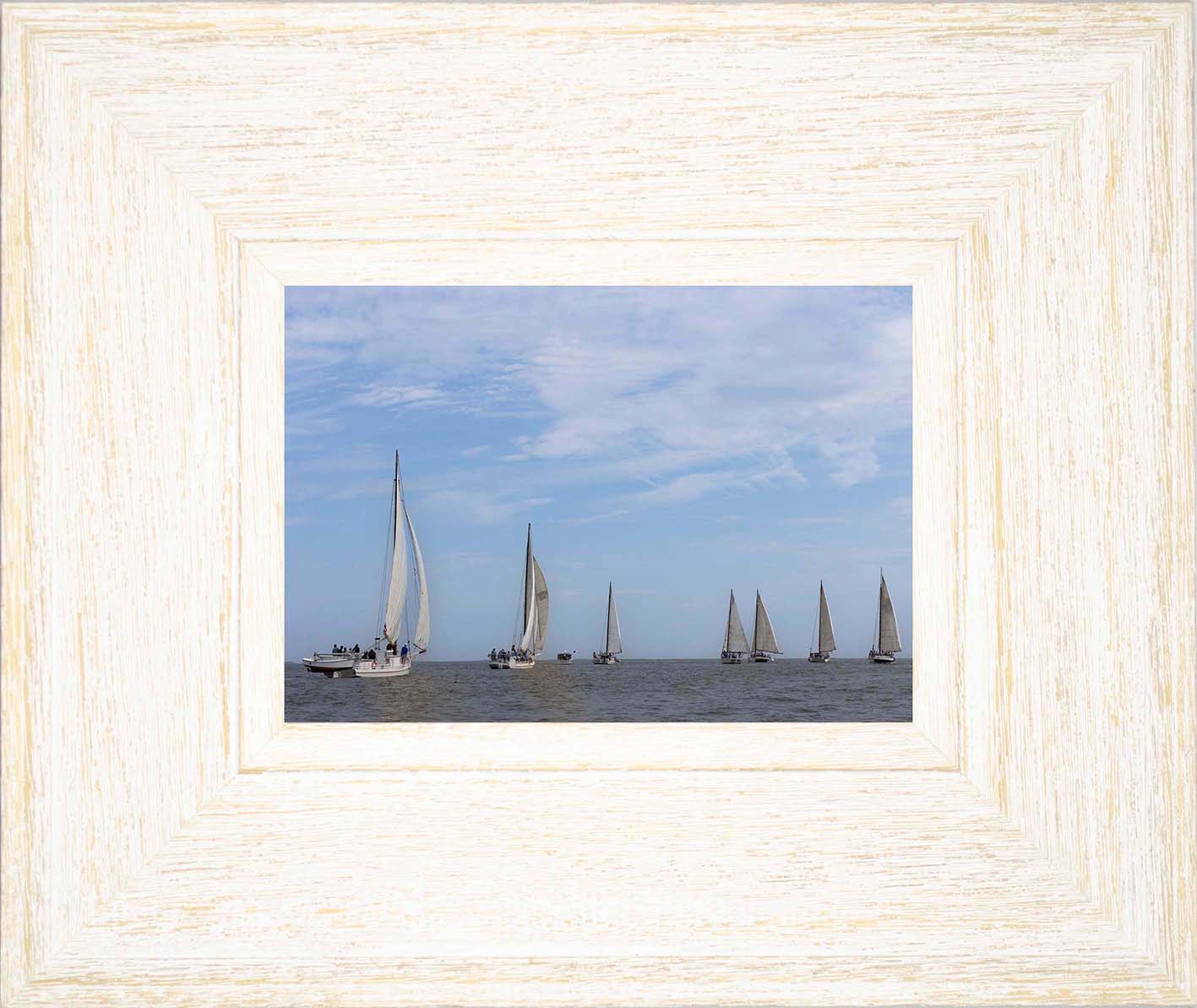 2023 Deal Island Skipjack Races - Spreading the Field (Color) -- Digital Print
