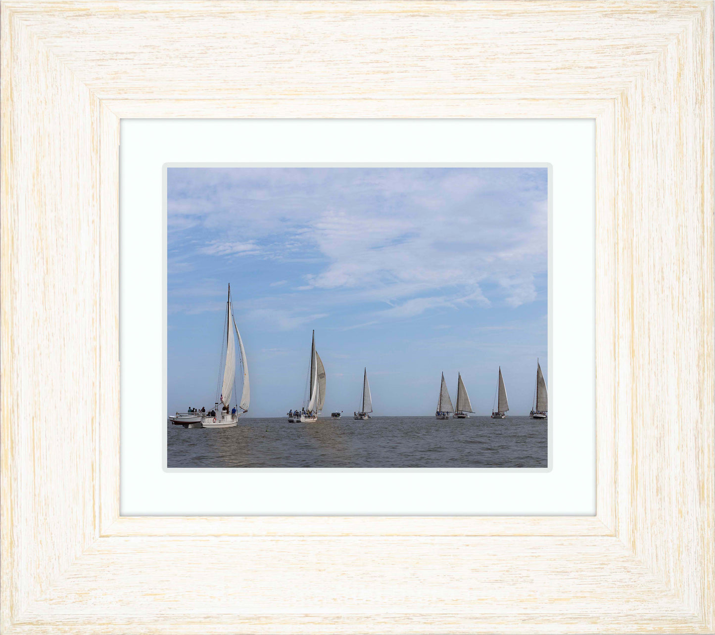 2023 Deal Island Skipjack Races - Spreading the Field (Color) -- Digital Print