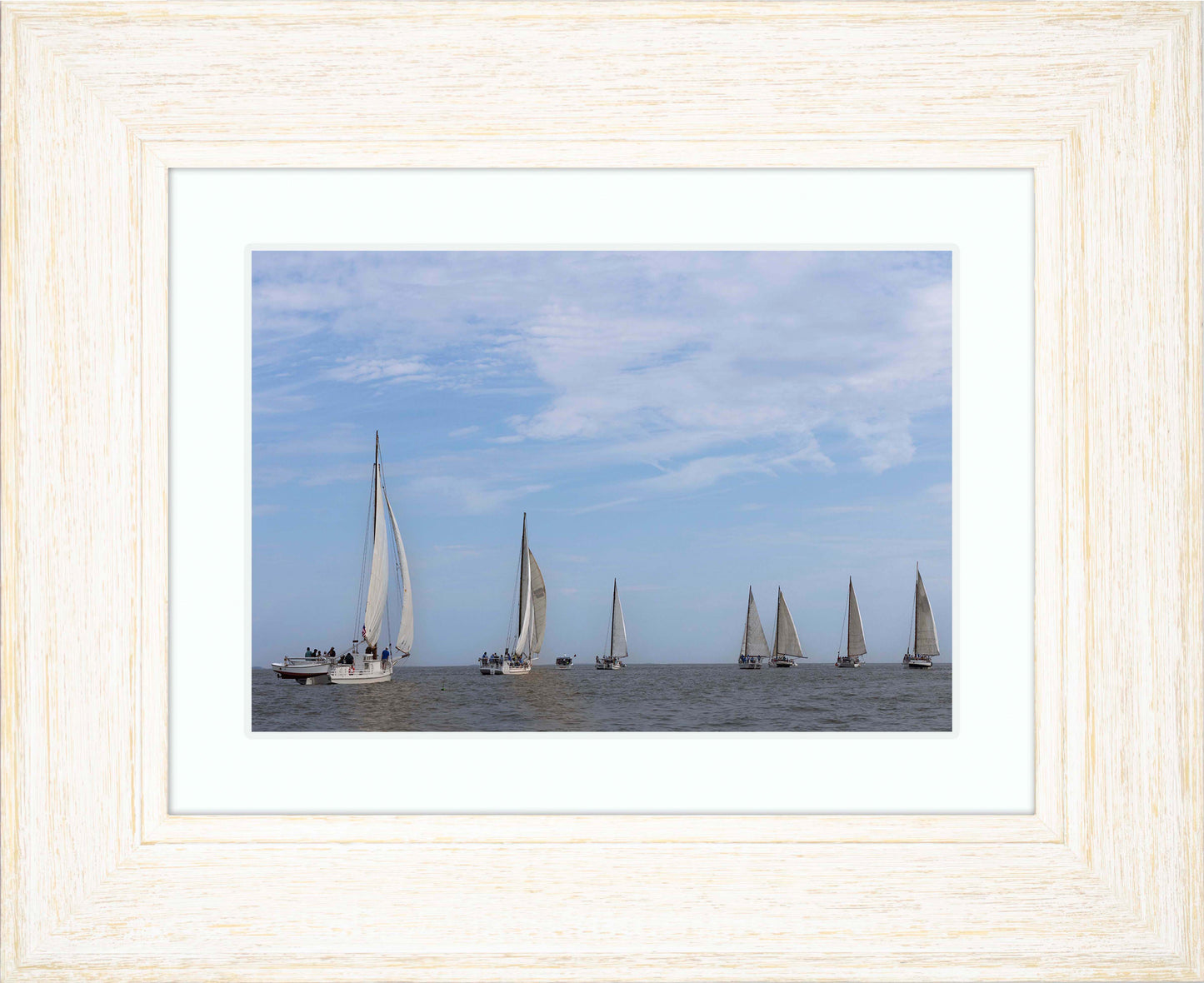 2023 Deal Island Skipjack Races - Spreading the Field (Color) -- Digital Print