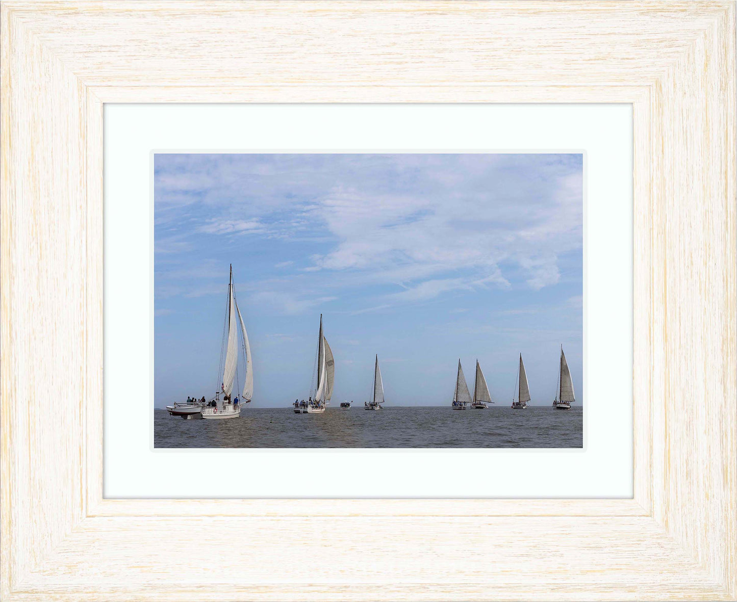 2023 Deal Island Skipjack Races - Spreading the Field (Color) -- Digital Print