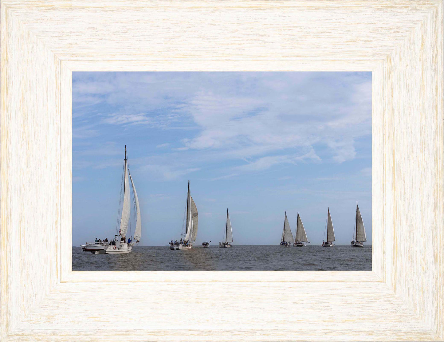 2023 Deal Island Skipjack Races - Spreading the Field (Color) -- Digital Print