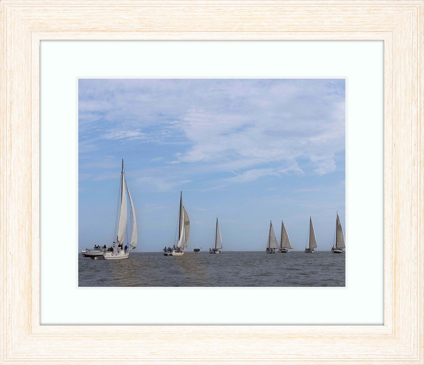 2023 Deal Island Skipjack Races - Spreading the Field (Color) -- Digital Print