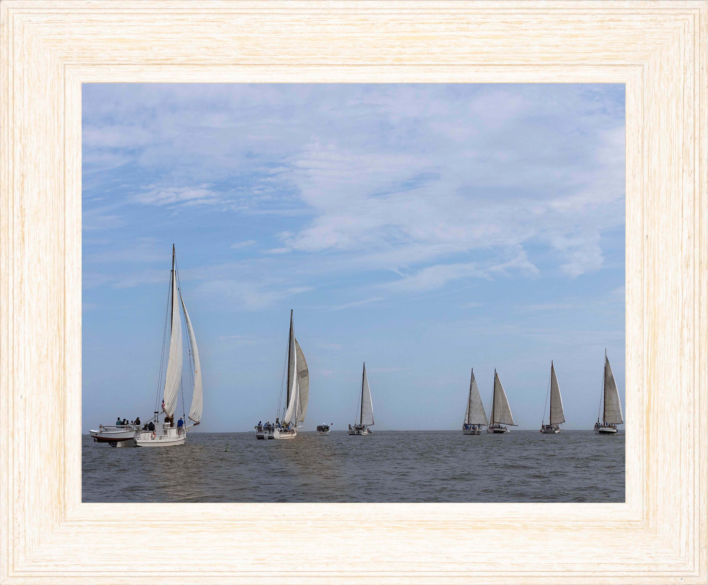 2023 Deal Island Skipjack Races - Spreading the Field (Color) -- Digital Print