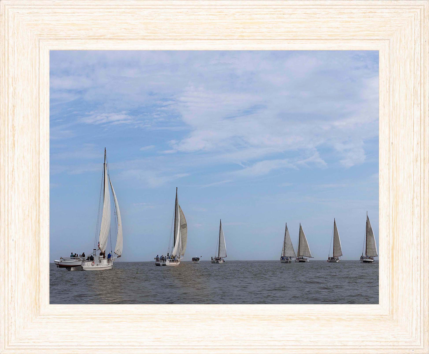 2023 Deal Island Skipjack Races - Spreading the Field (Color) -- Digital Print