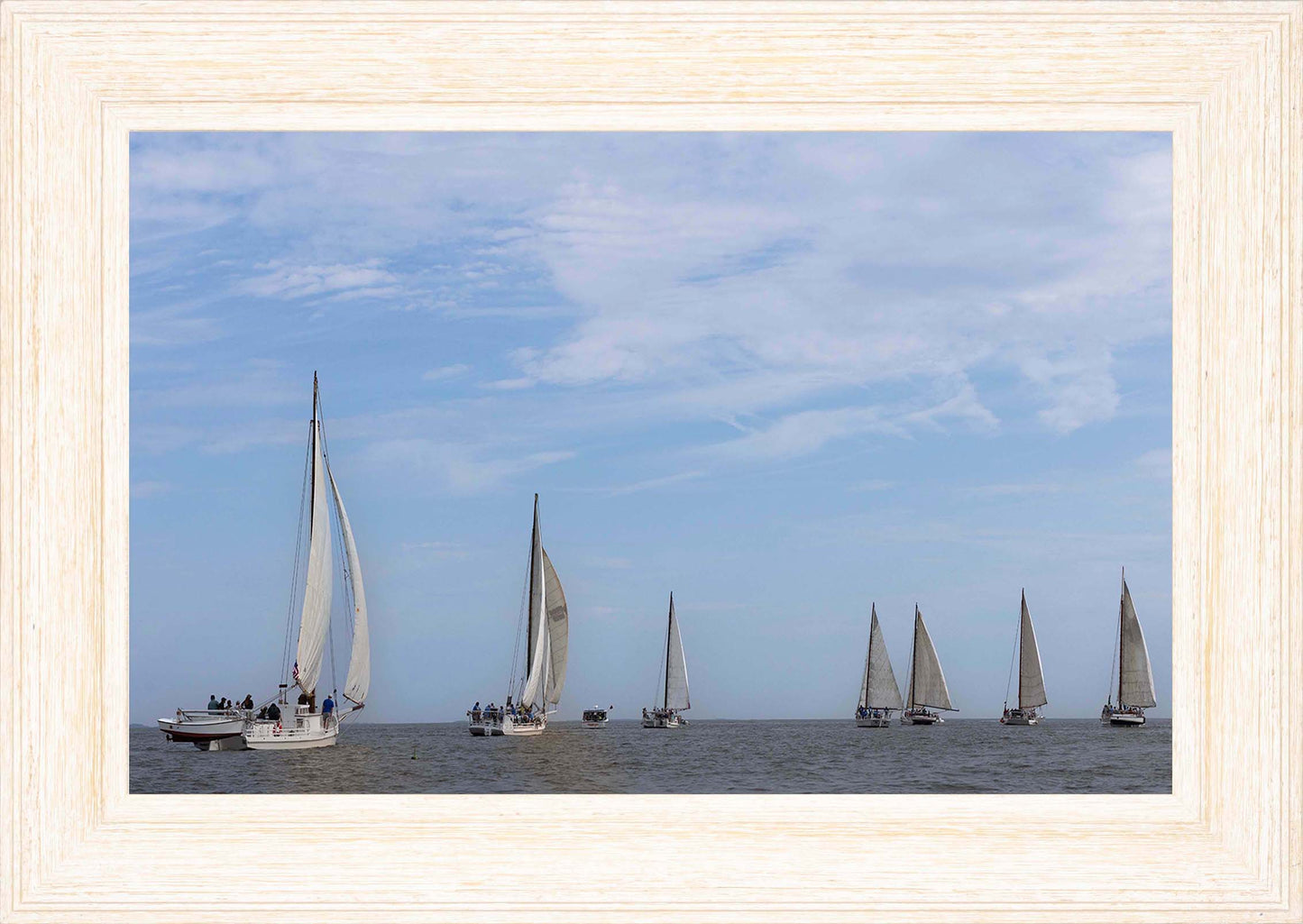 2023 Deal Island Skipjack Races - Spreading the Field (Color) -- Digital Print