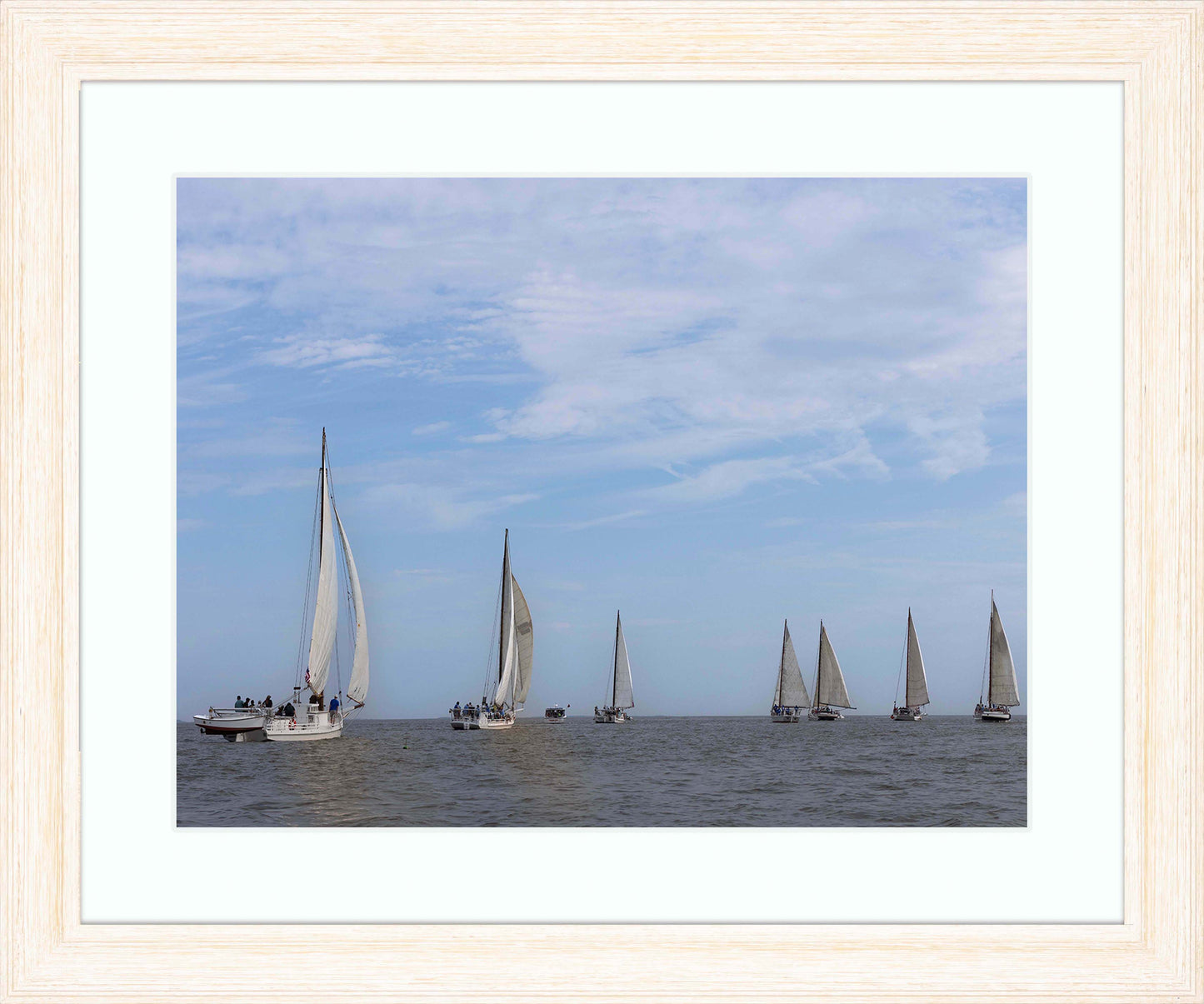 2023 Deal Island Skipjack Races - Spreading the Field (Color) -- Digital Print