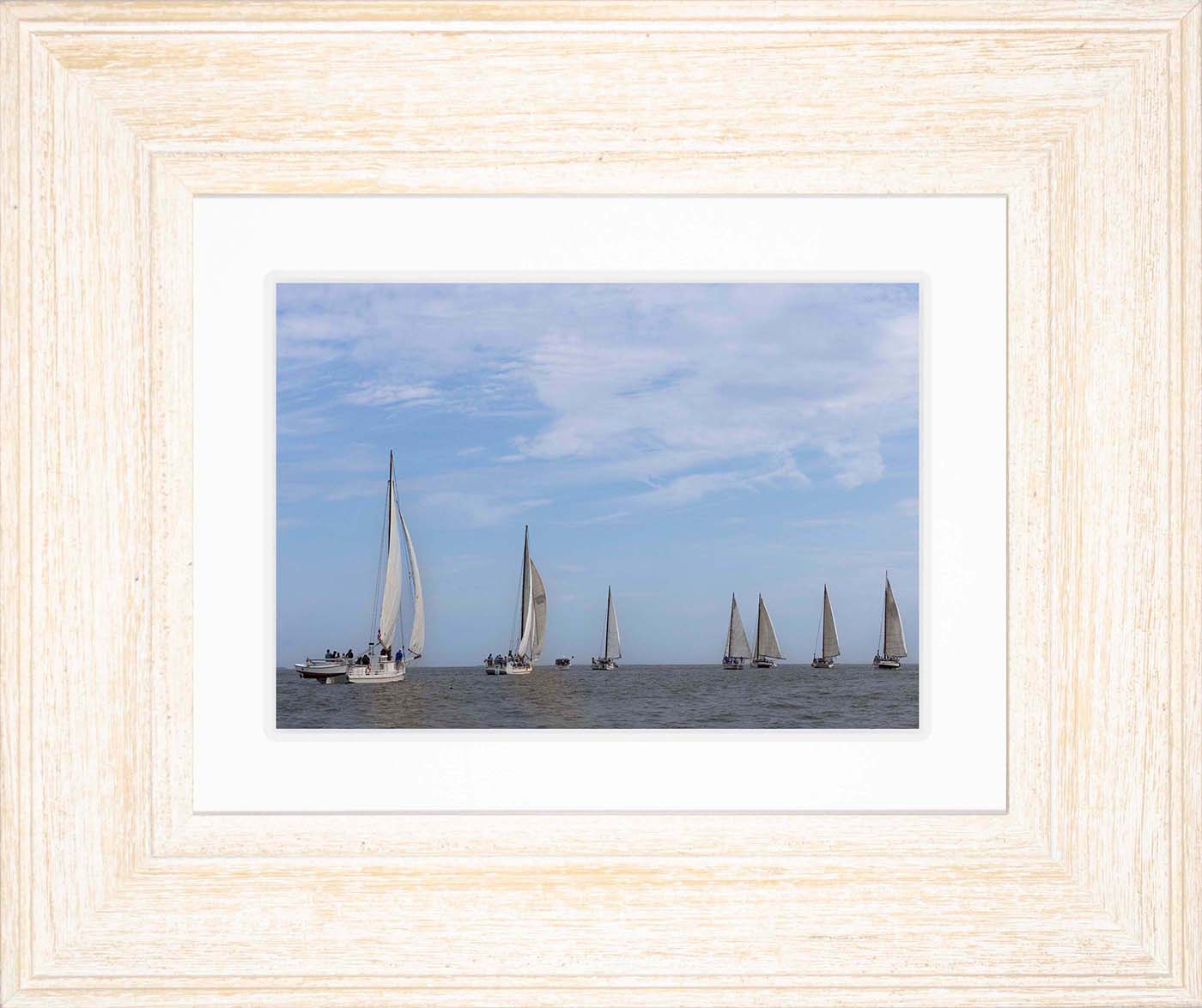 2023 Deal Island Skipjack Races - Spreading the Field (Color) -- Digital Print