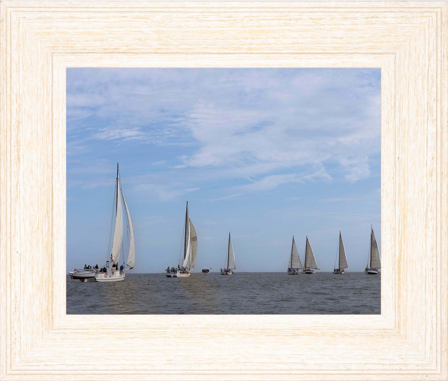 2023 Deal Island Skipjack Races - Spreading the Field (Color) -- Digital Print