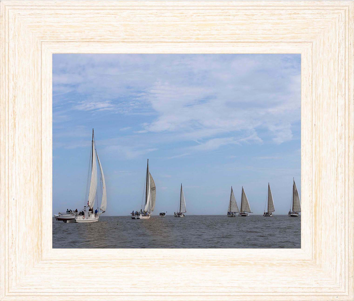 2023 Deal Island Skipjack Races - Spreading the Field (Color) -- Digital Print