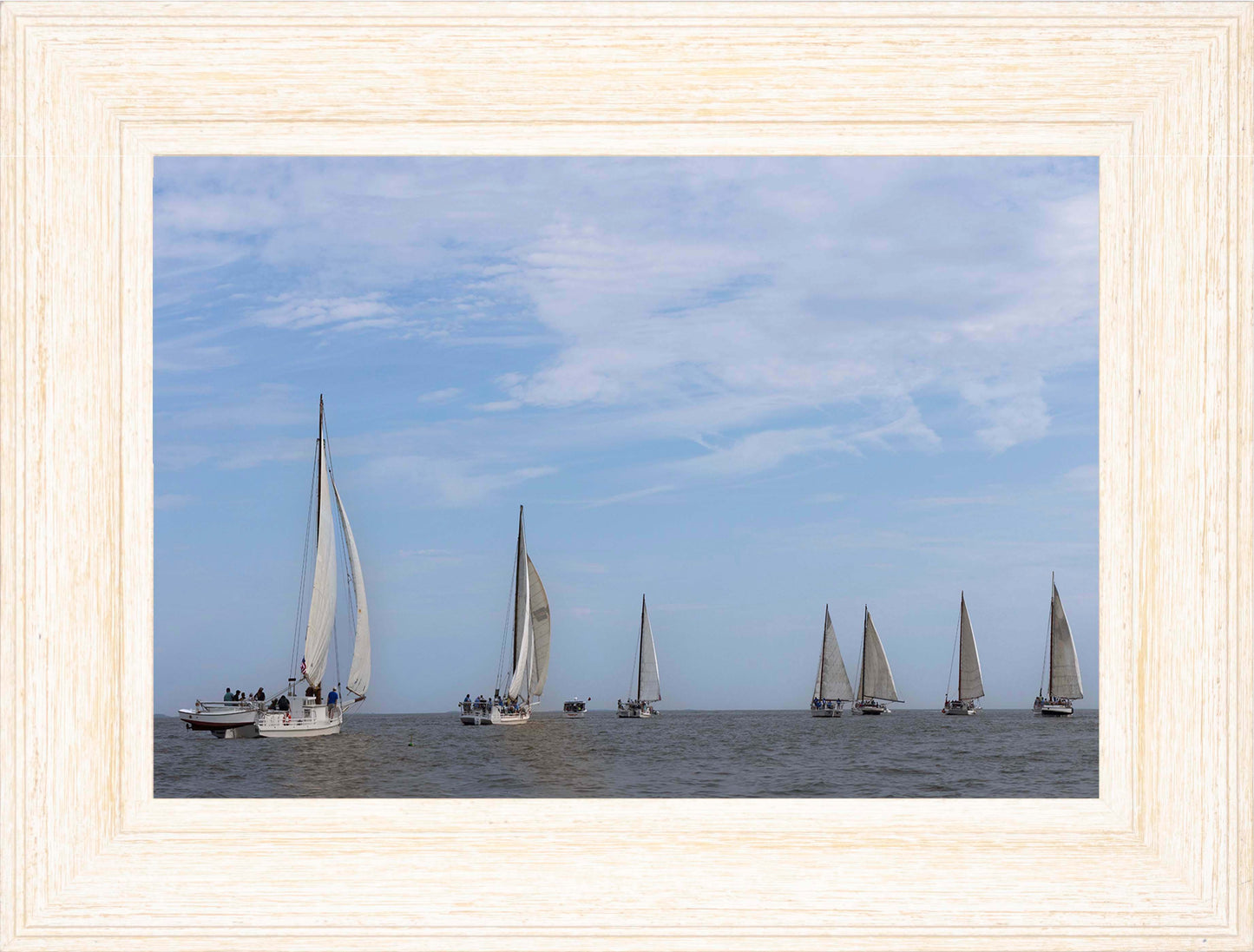 2023 Deal Island Skipjack Races - Spreading the Field (Color) -- Digital Print