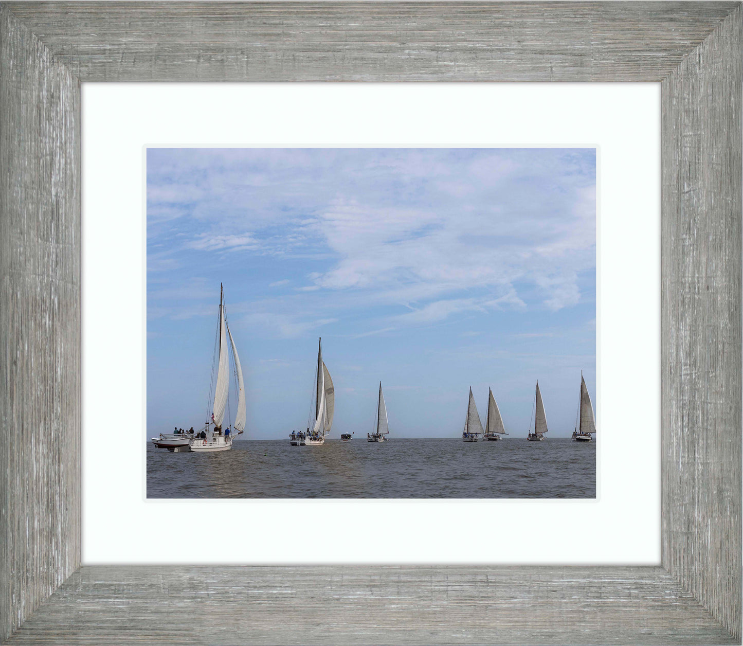 2023 Deal Island Skipjack Races - Spreading the Field (Color) -- Digital Print