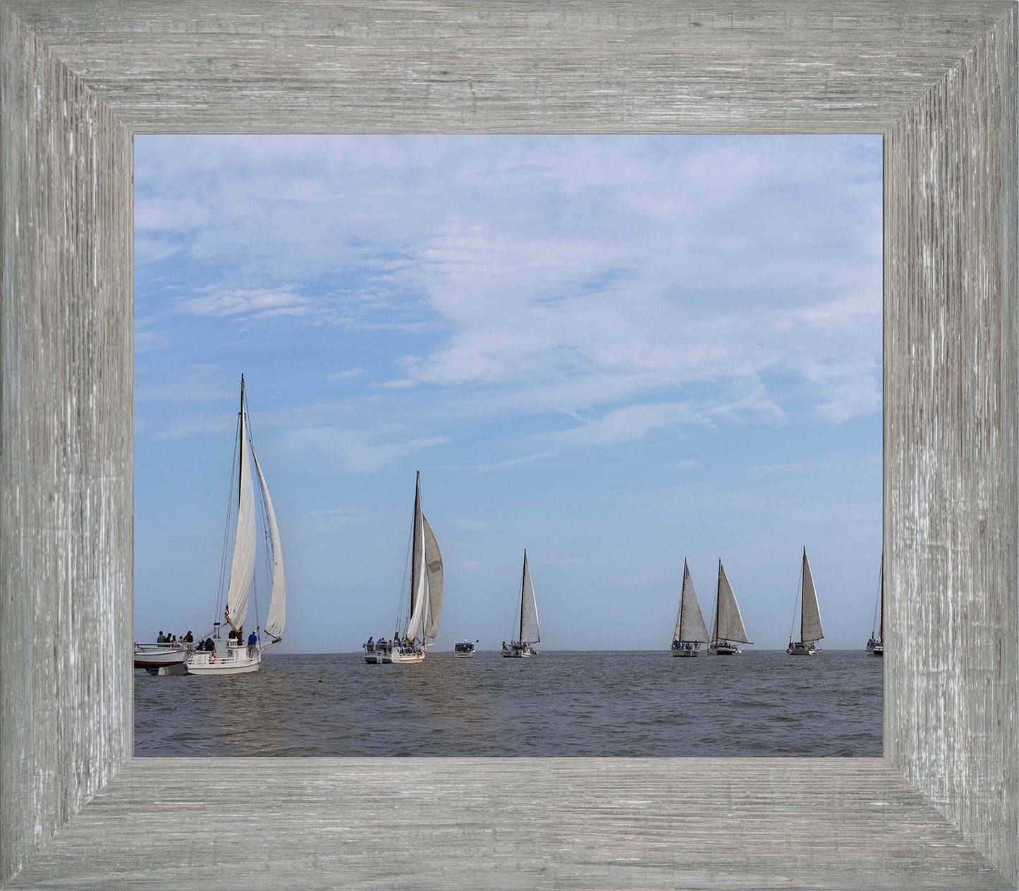 2023 Deal Island Skipjack Races - Spreading the Field (Color) -- Digital Print