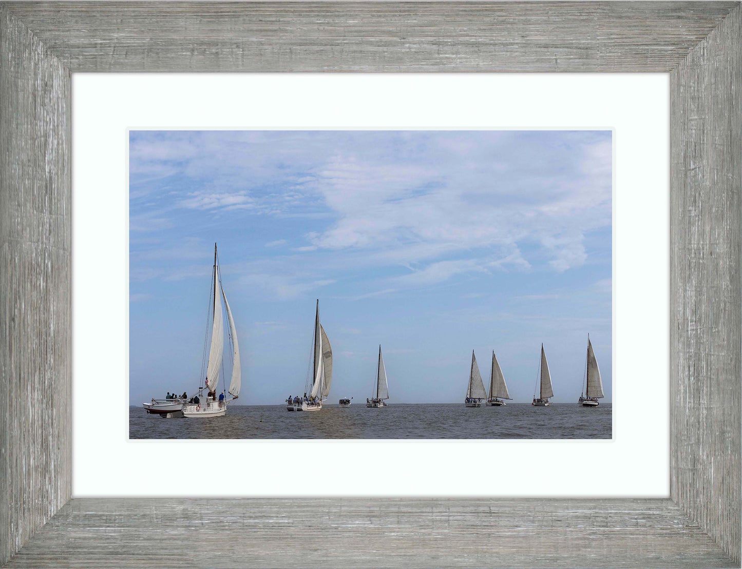 2023 Deal Island Skipjack Races - Spreading the Field (Color) -- Digital Print