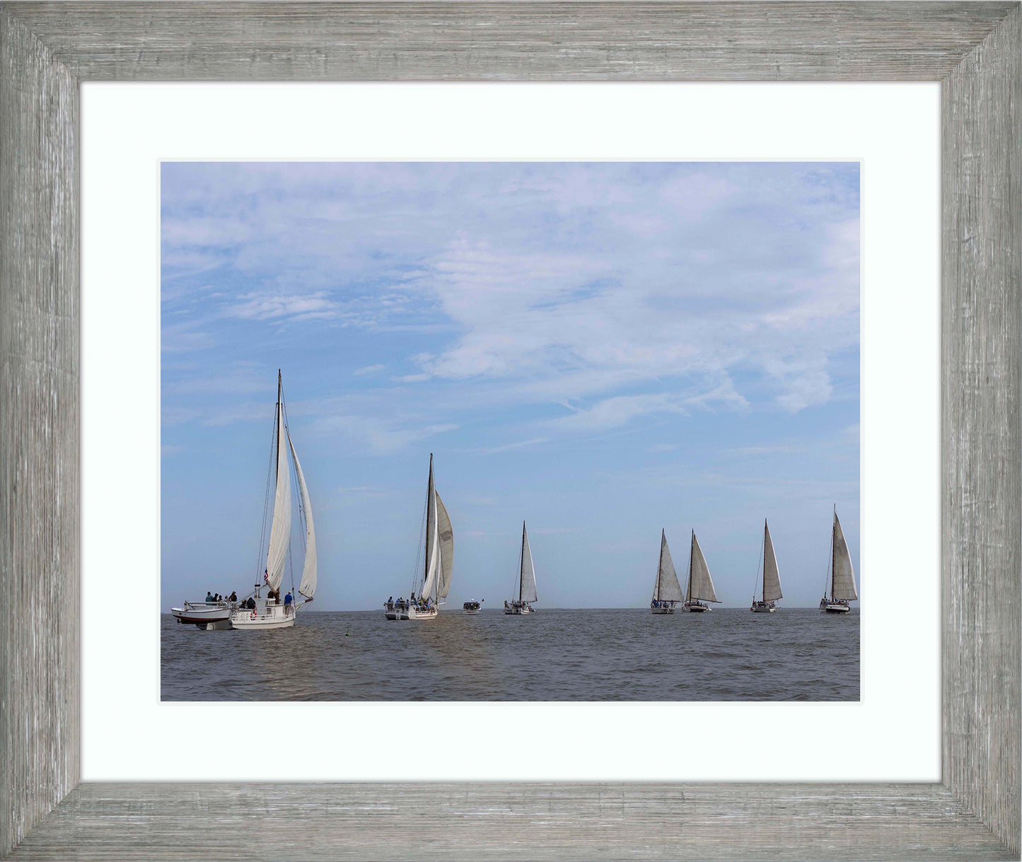 2023 Deal Island Skipjack Races - Spreading the Field (Color) -- Digital Print