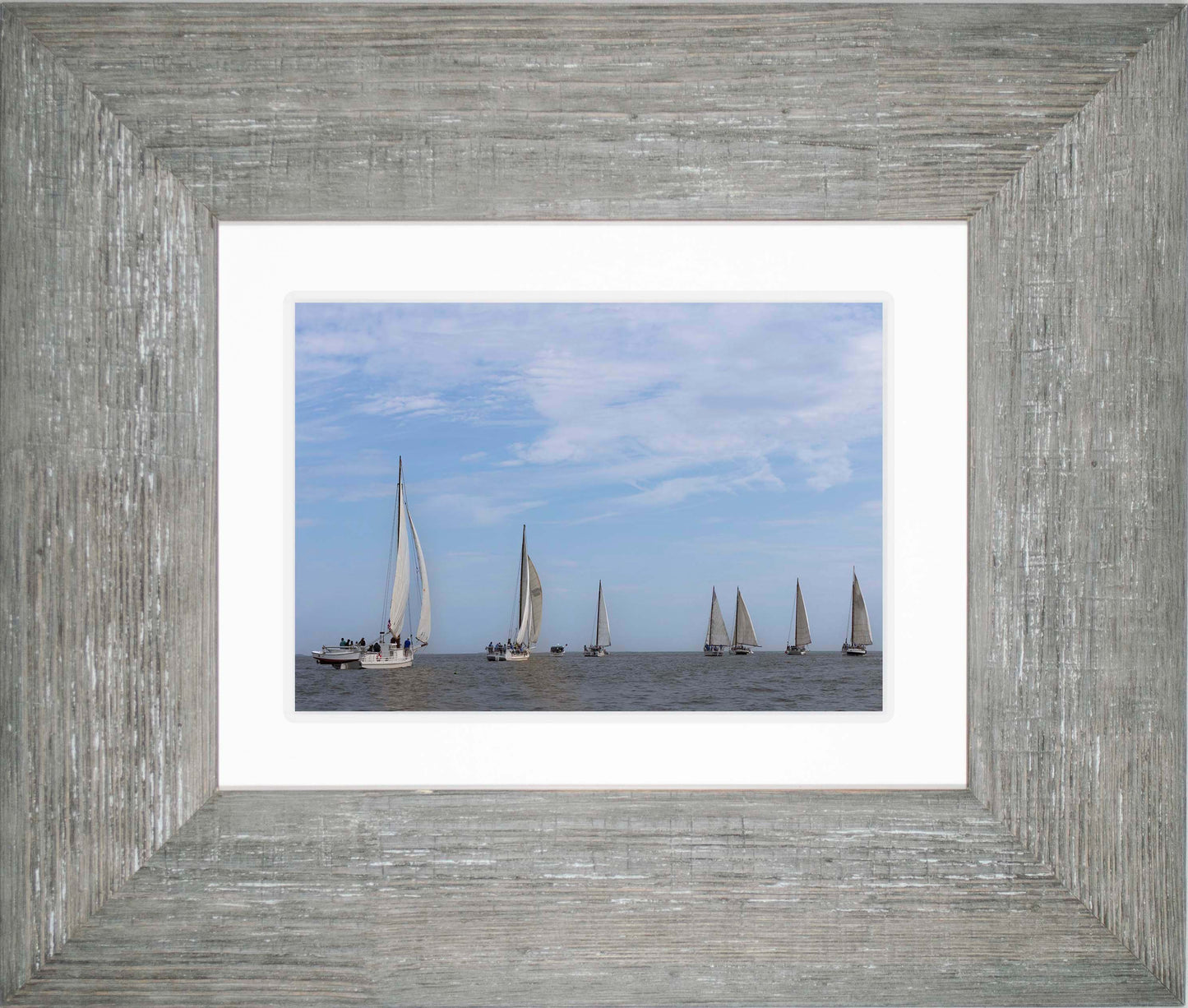 2023 Deal Island Skipjack Races - Spreading the Field (Color) -- Digital Print