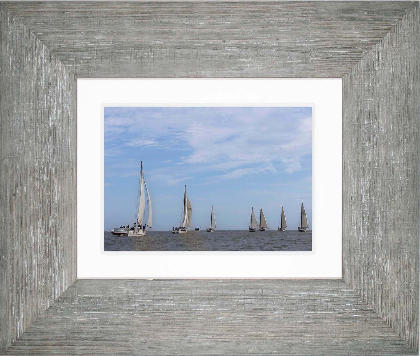 2023 Deal Island Skipjack Races - Spreading the Field (Color) -- Digital Print