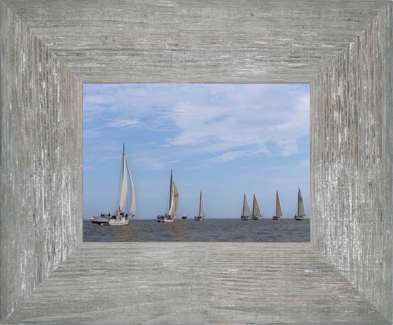 2023 Deal Island Skipjack Races - Spreading the Field (Color) -- Digital Print