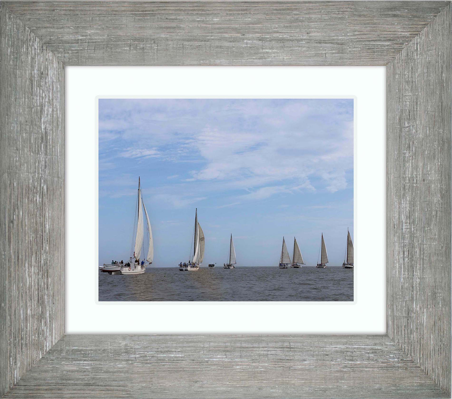 2023 Deal Island Skipjack Races - Spreading the Field (Color) -- Digital Print