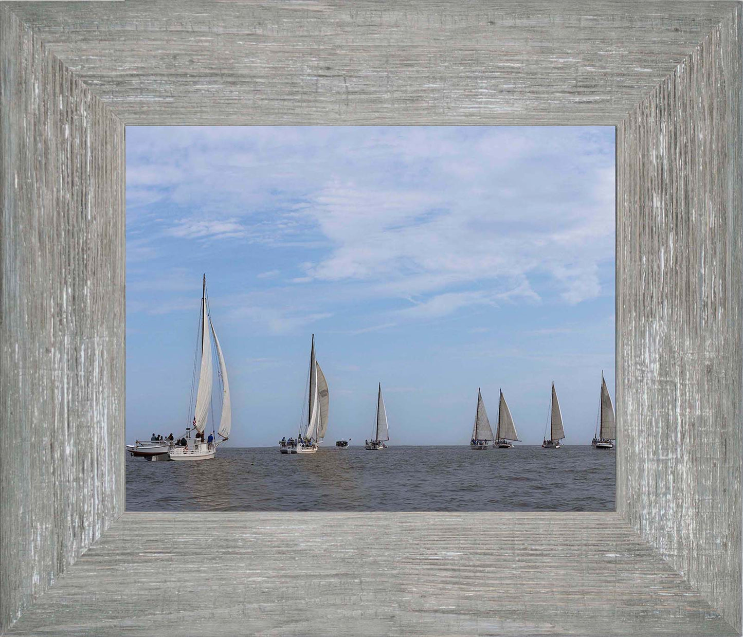 2023 Deal Island Skipjack Races - Spreading the Field (Color) -- Digital Print