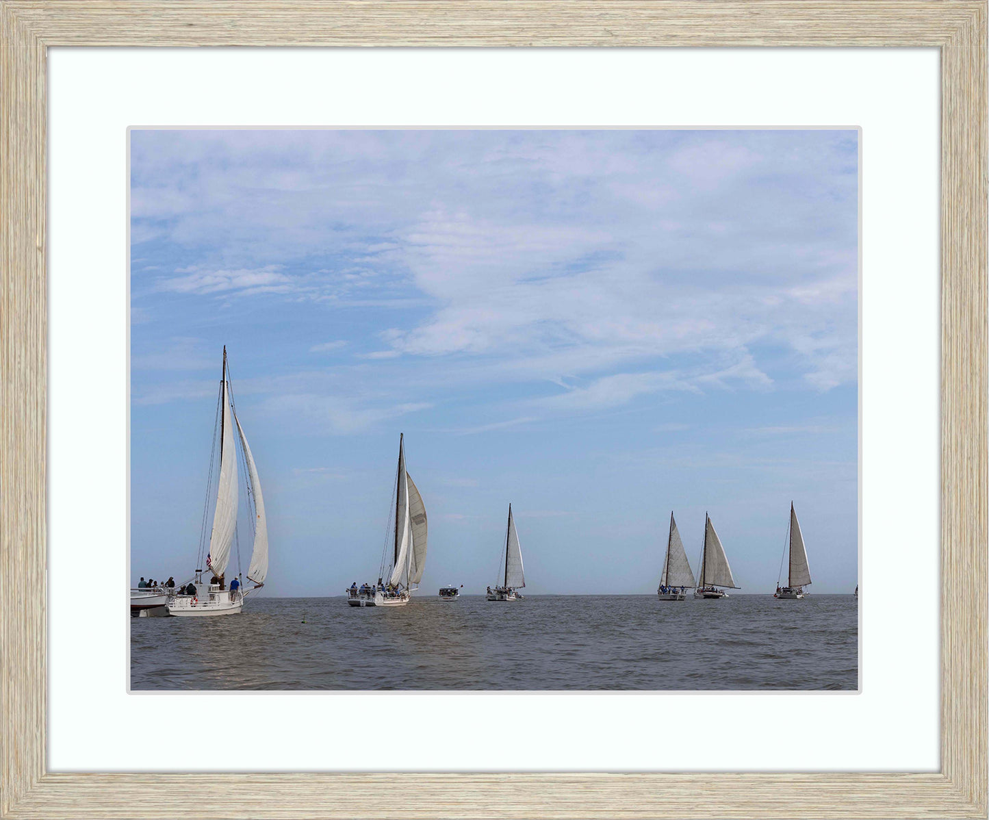 2023 Deal Island Skipjack Races - Spreading the Field (Color) -- Digital Print