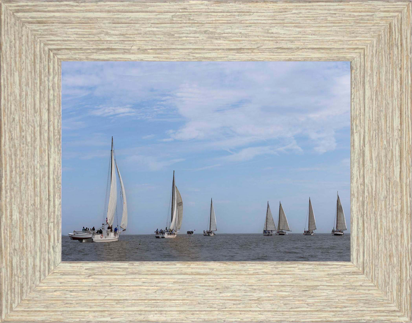 2023 Deal Island Skipjack Races - Spreading the Field (Color) -- Digital Print
