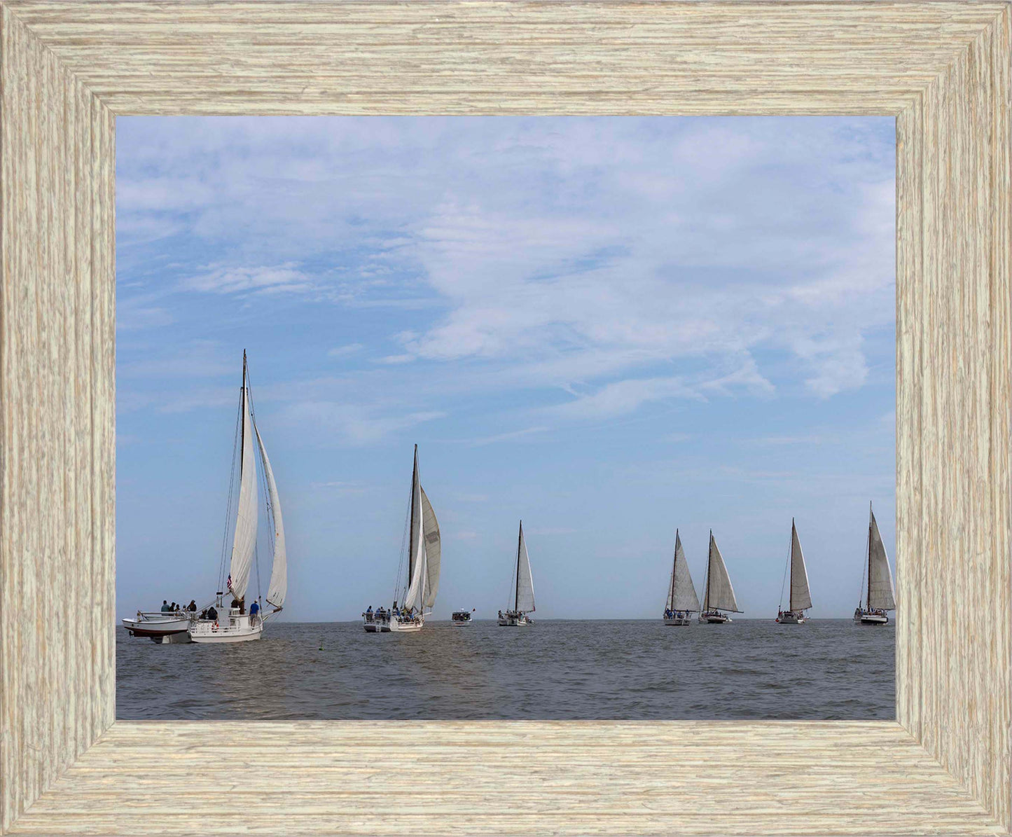 2023 Deal Island Skipjack Races - Spreading the Field (Color) -- Digital Print
