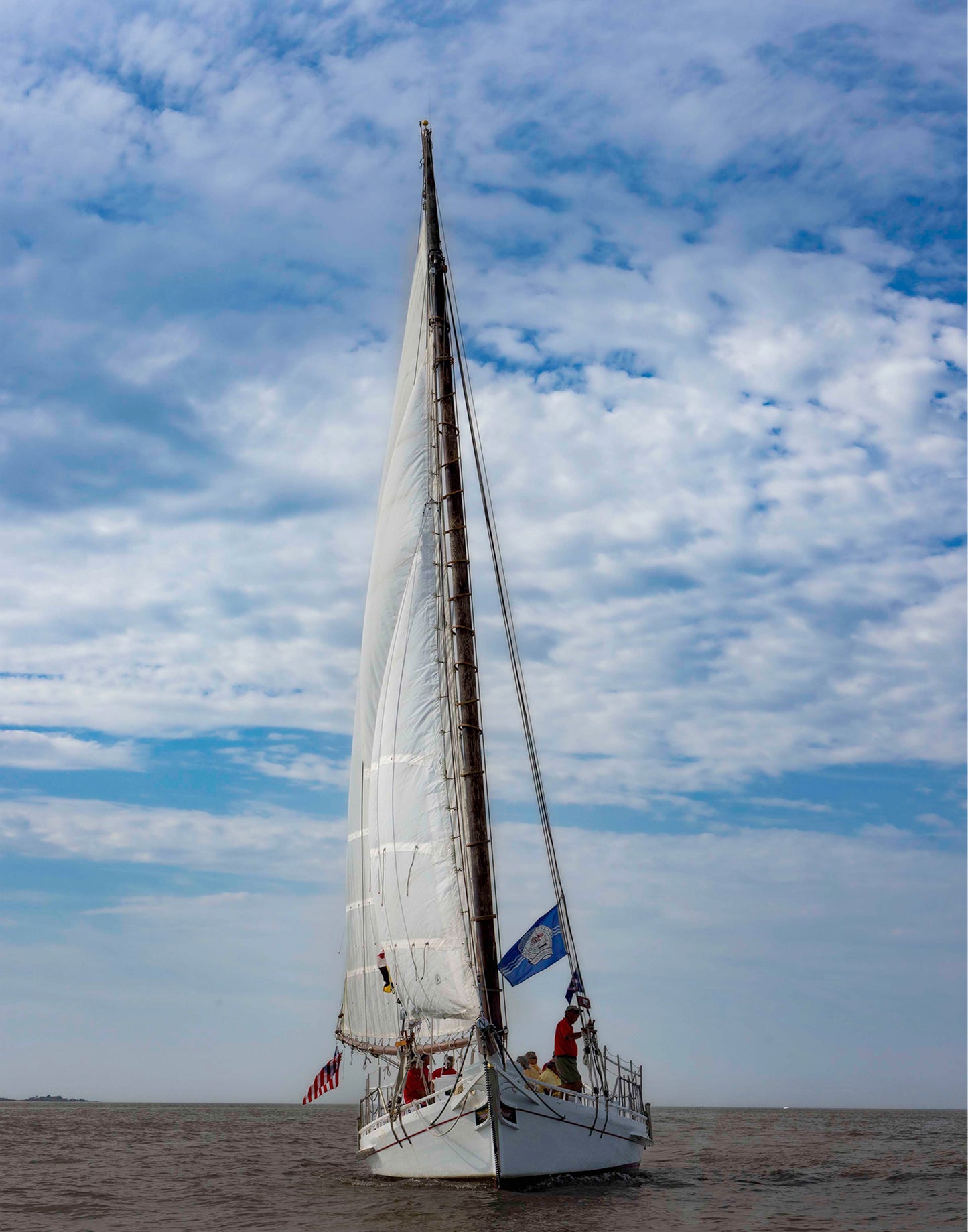 2023 Deal Island Skipjack Races - Staring Down the Bowsprit (Nathan) -- Digital Print