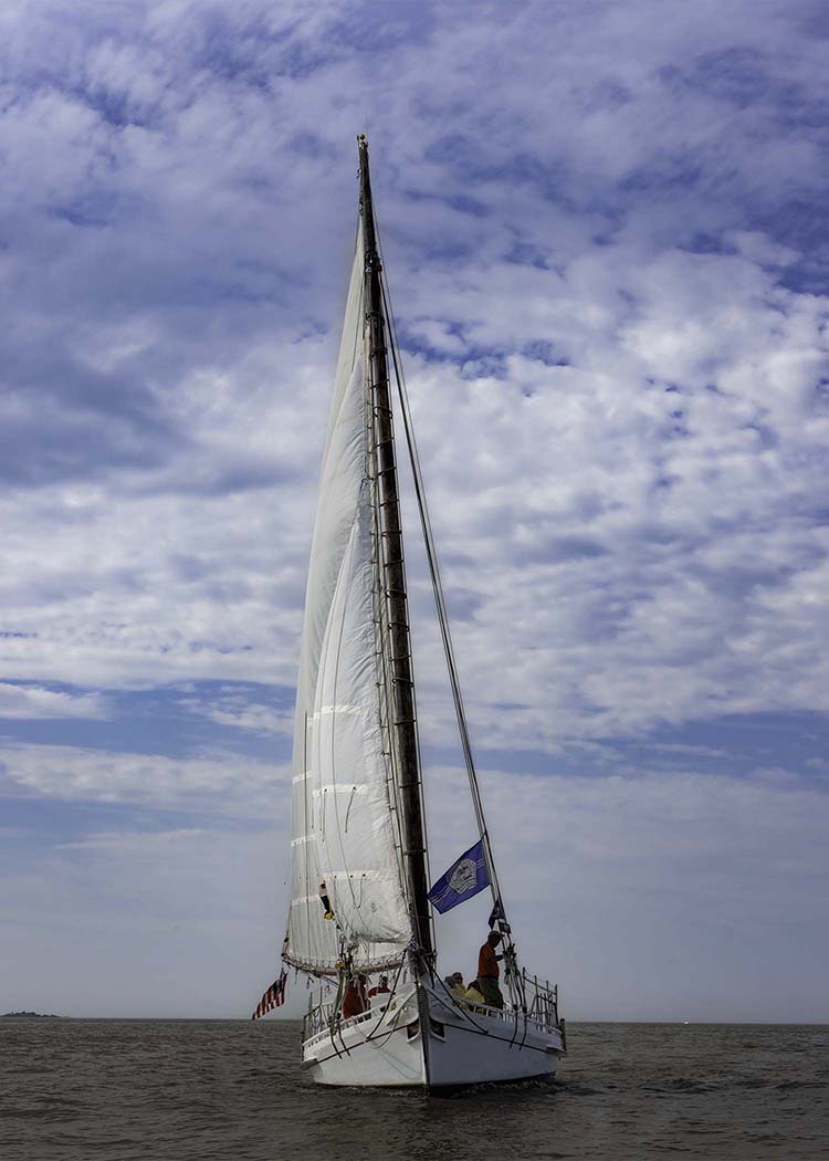 2023 Deal Island Skipjack Races - Staring Down the Bowsprit (Nathan) -- Digital Print