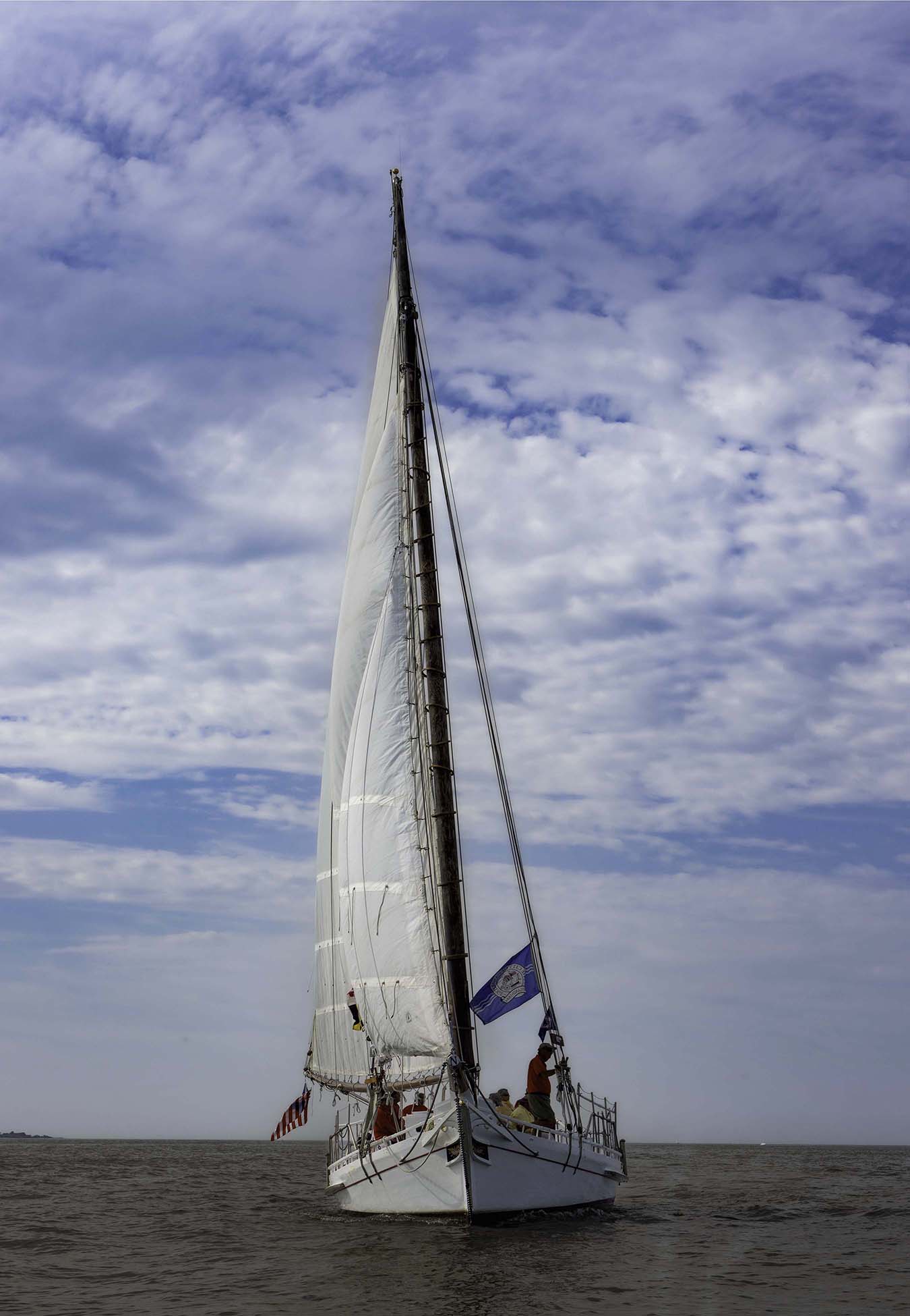 2023 Deal Island Skipjack Races - Staring Down the Bowsprit (Nathan) -- Digital Print