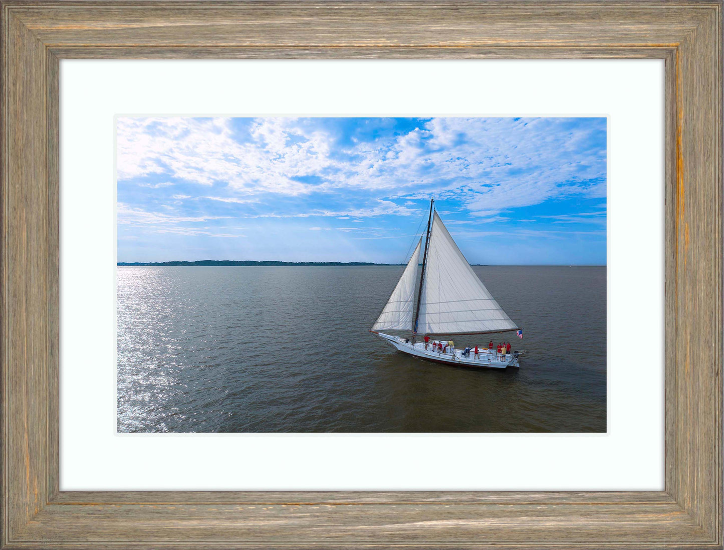 2023 Deal Island Skipjack Races - The Heavens Shine on the Nathan -- Digital Print