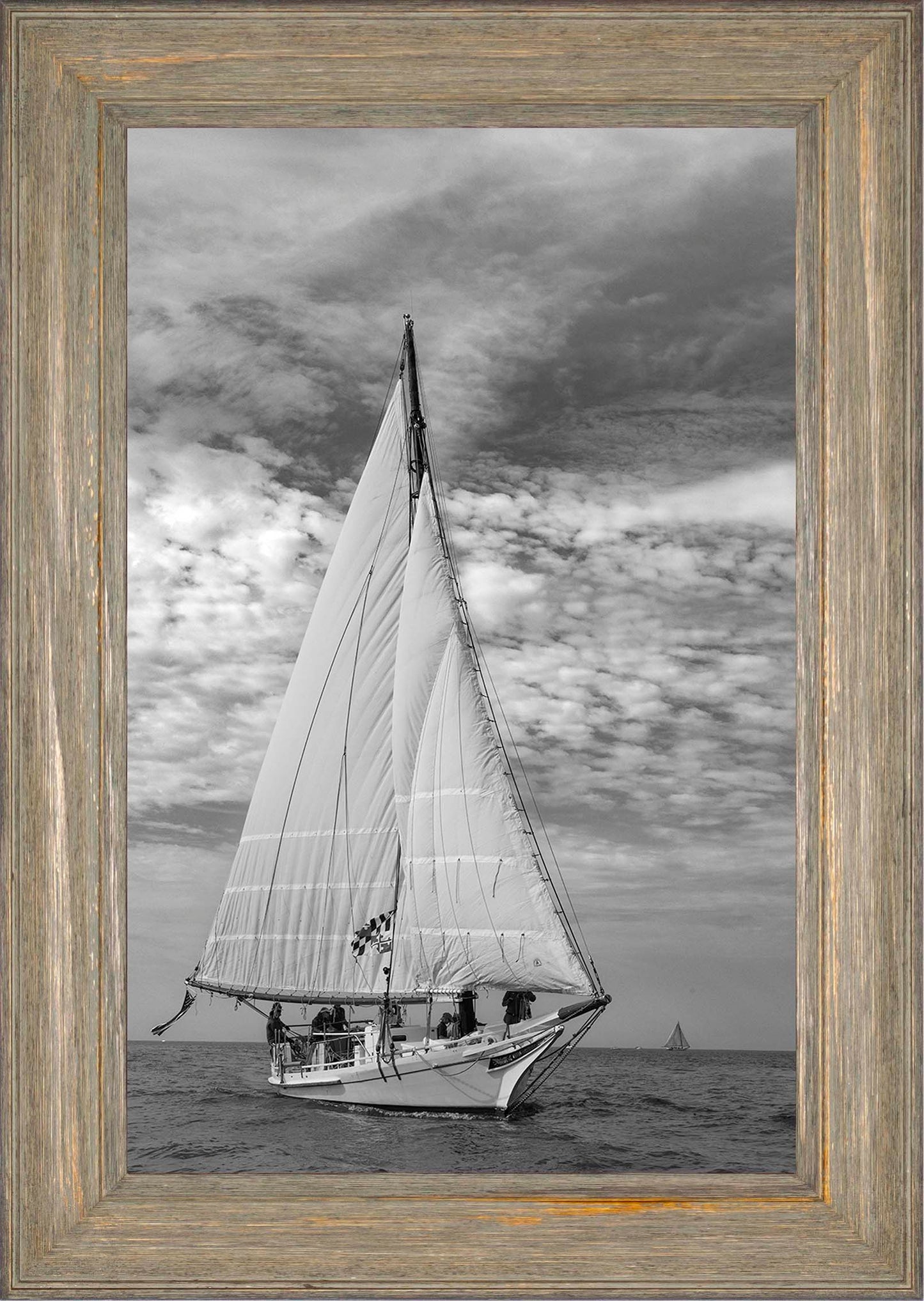 2023 Deal Island Skipjack Races - The Nathan of Dorchester Starboard Bow -- Digital Print