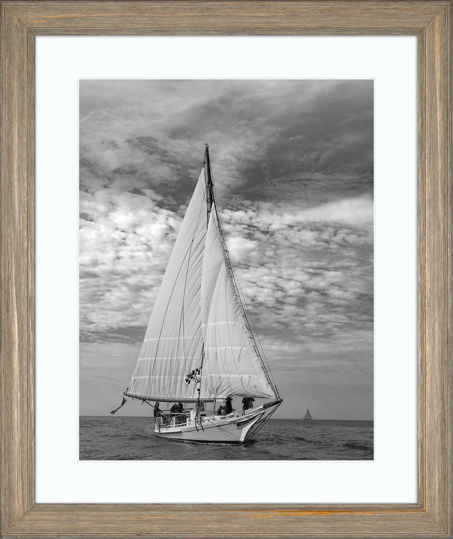 2023 Deal Island Skipjack Races - The Nathan of Dorchester Starboard Bow -- Digital Print