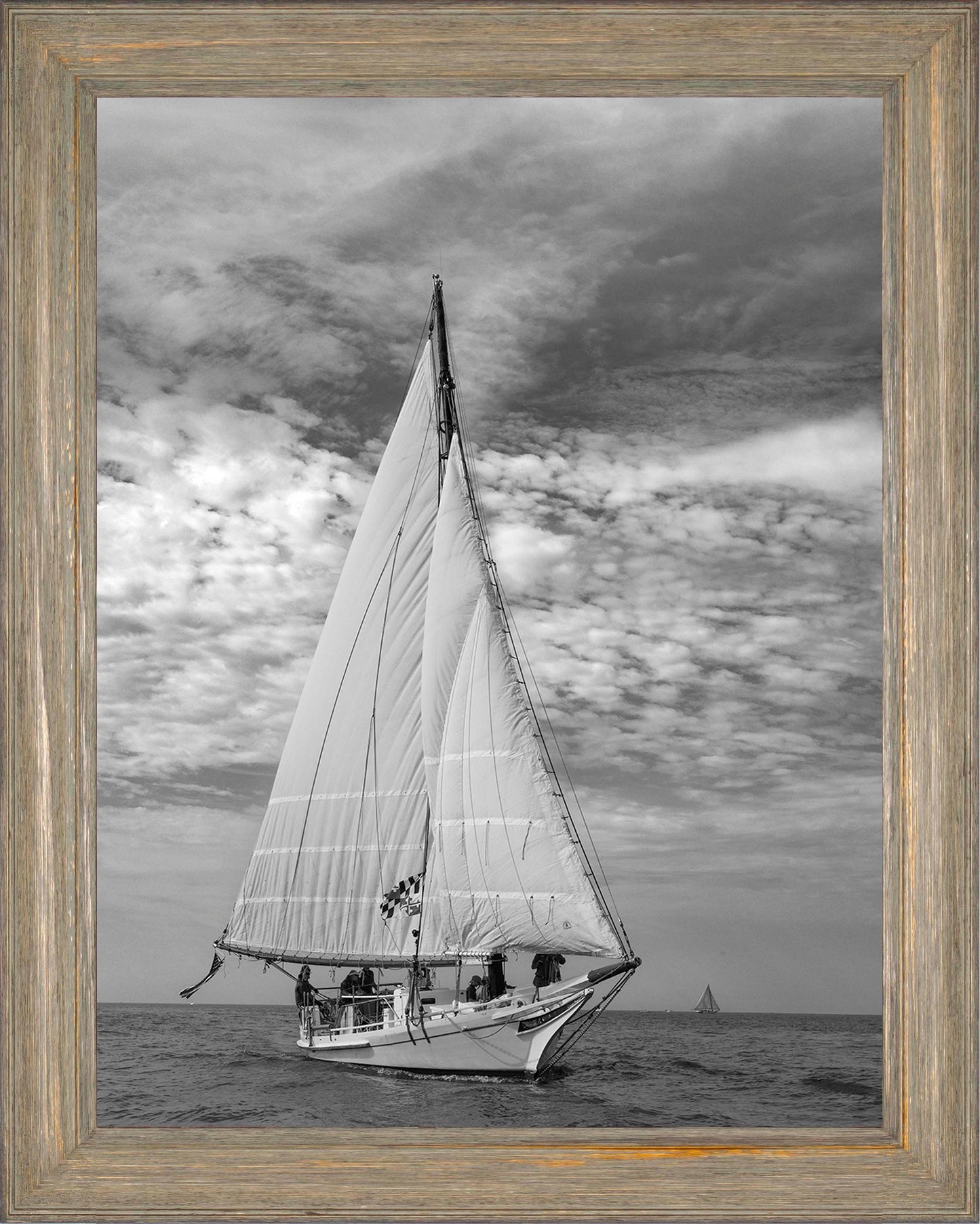 2023 Deal Island Skipjack Races - The Nathan of Dorchester Starboard Bow -- Digital Print