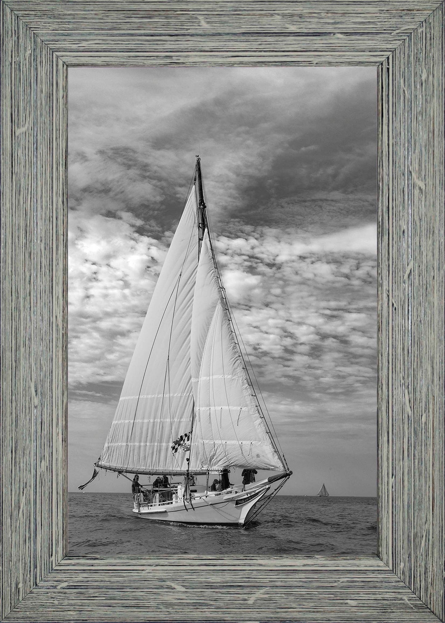 2023 Deal Island Skipjack Races - The Nathan of Dorchester Starboard Bow -- Digital Print