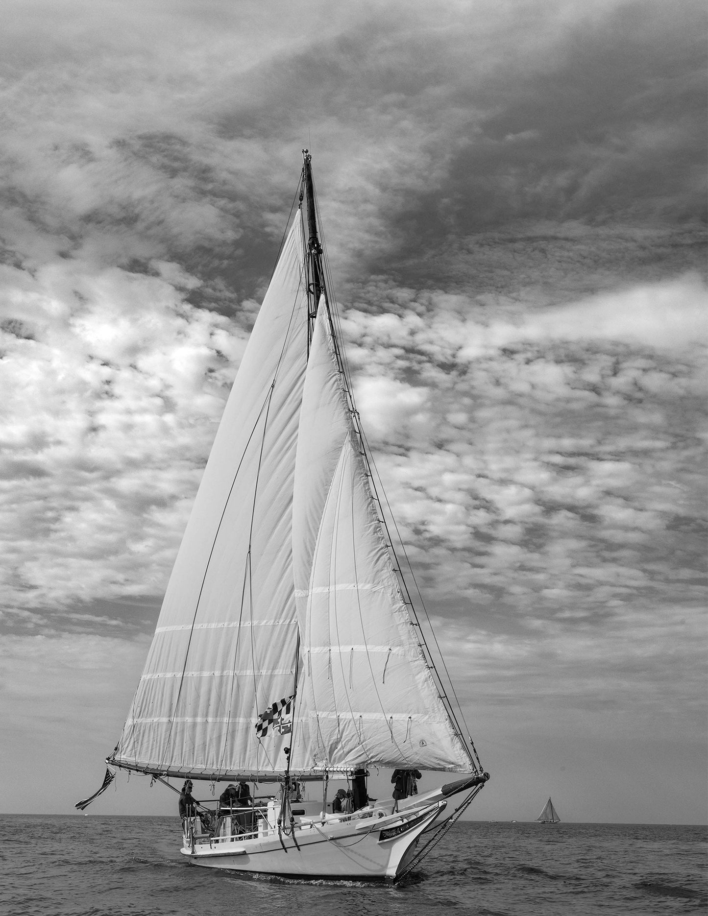 2023 Deal Island Skipjack Races - The Nathan of Dorchester Starboard Bow -- Digital Print