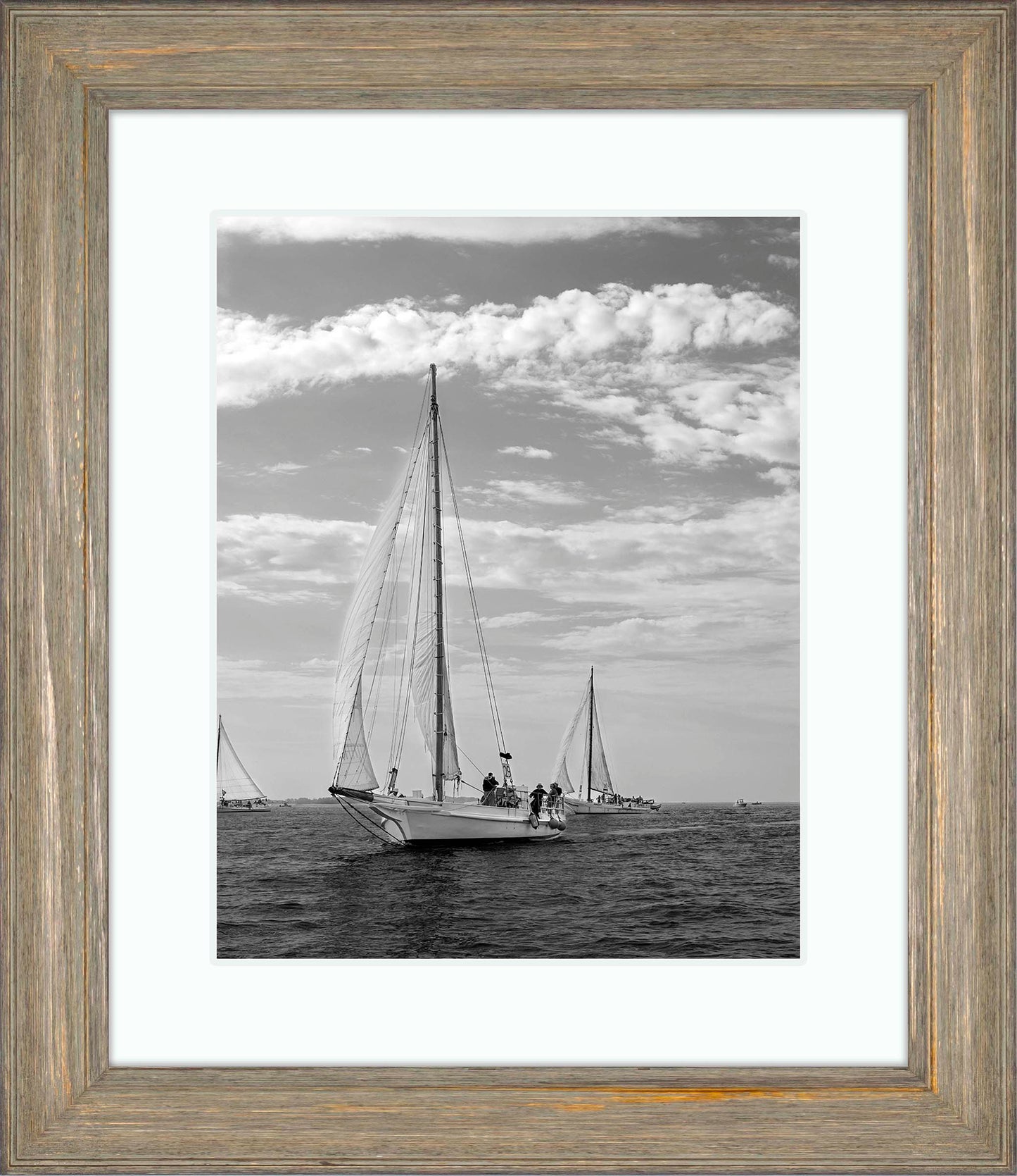 2023 Deal Island Skipjack Races - The Rebecca T Ruark Leading the Kathryn -- Digital Print