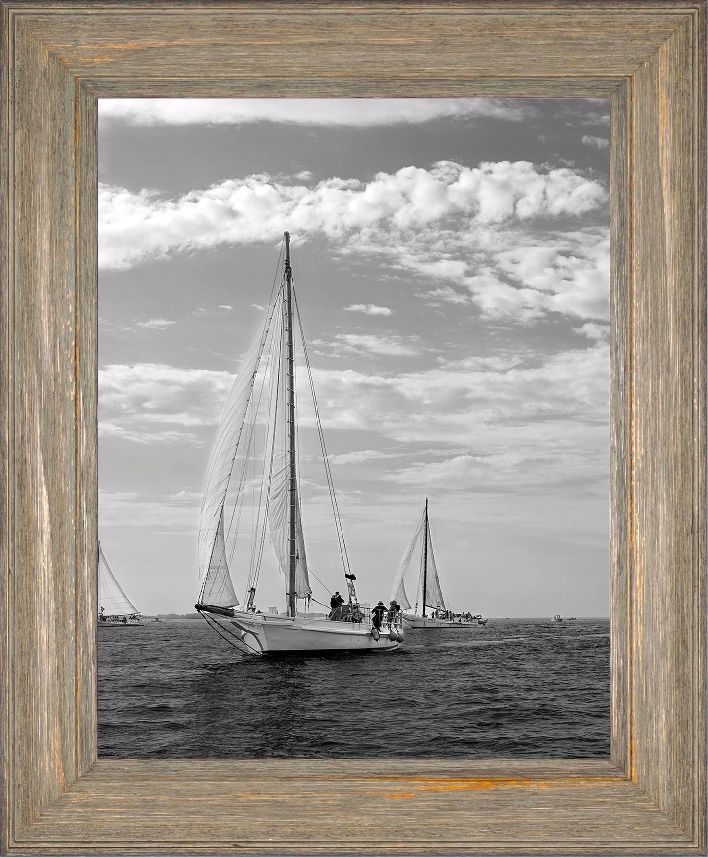 2023 Deal Island Skipjack Races - The Rebecca T Ruark Leading the Kathryn -- Digital Print